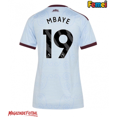 Aston Villa Ibrahim Mbaye #19 Tricou Fotbal Replică 2026-27 Femei Treilea Aston Villa Ibrahim Mbaye #19 Tricou Fotbal Replică 2026-27 Femei Treilea